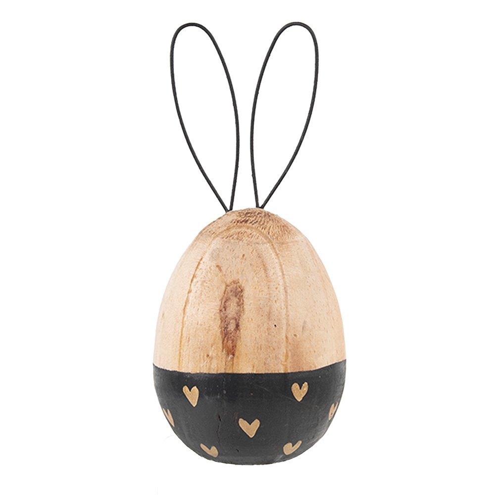 Decoratie Beeld Konijn Ø 6x14 cm Bruin Hout
