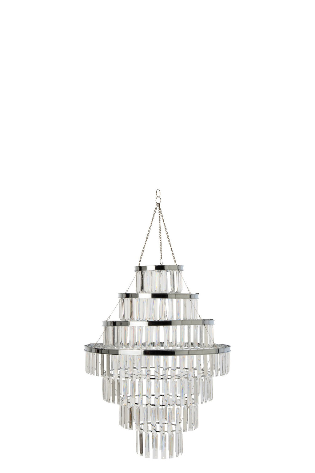 J-Line Moderne kroonluchterlampenkap - acryl - transparant - small