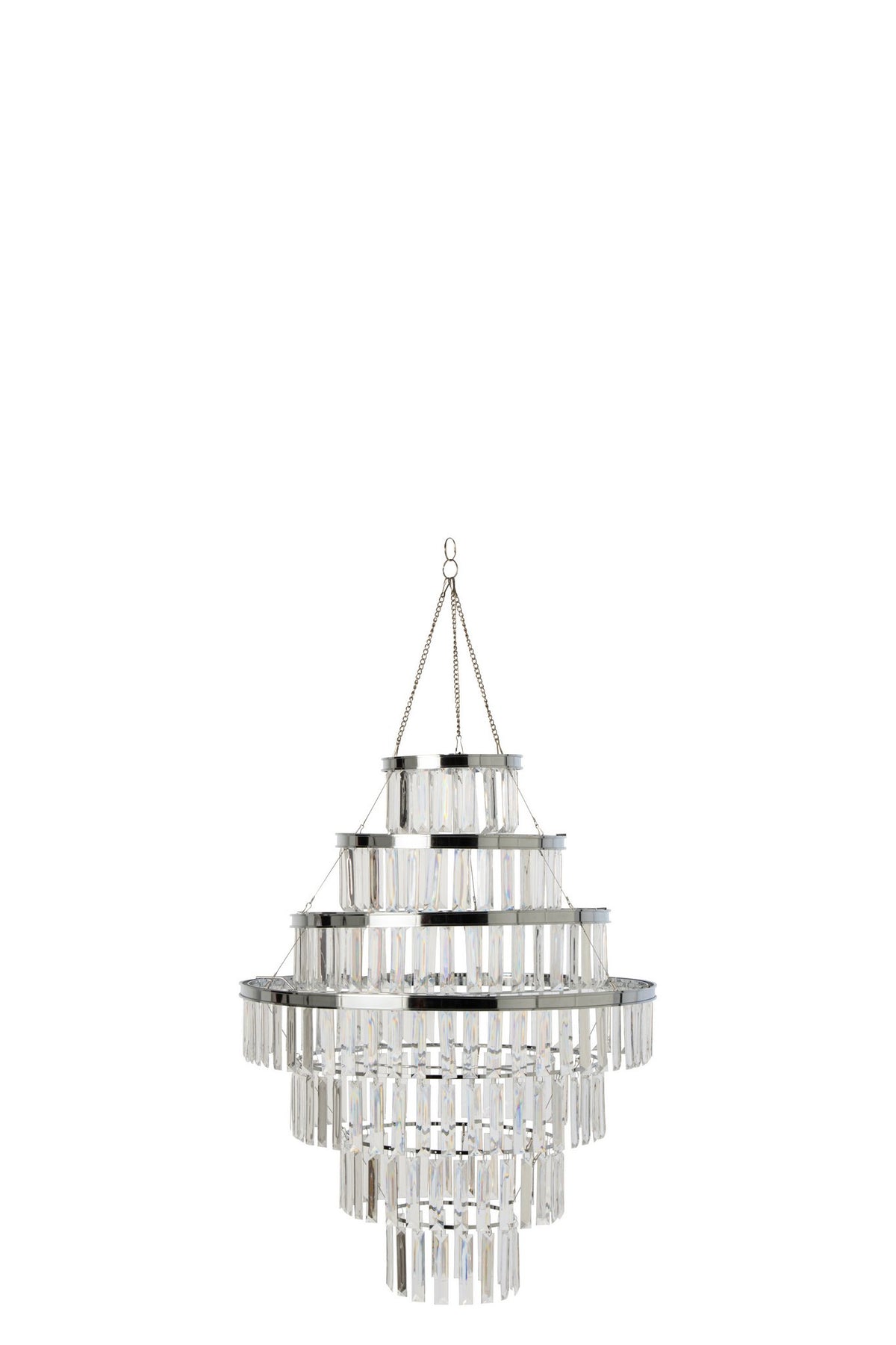 J-Line Moderne kroonluchterlampenkap - acryl - transparant - small