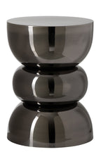 J-Line Bijzettafel Chrome - ijzer - zwart
