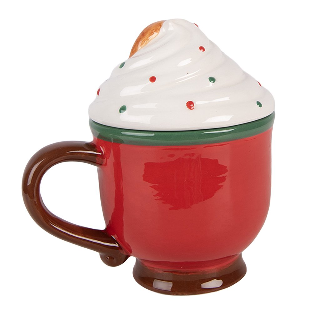 Mok 350 ml Rood Keramiek