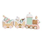 Kerstdecoratie Trein 45x12x19 cm Beige Kunststof