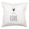 Kussenhoes 45x45 cm Wit Polyester Hart