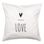 Kussenhoes 45x45 cm Wit Polyester Hart