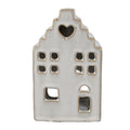 Waxinelichthouder Huis 14 cm Beige Porselein