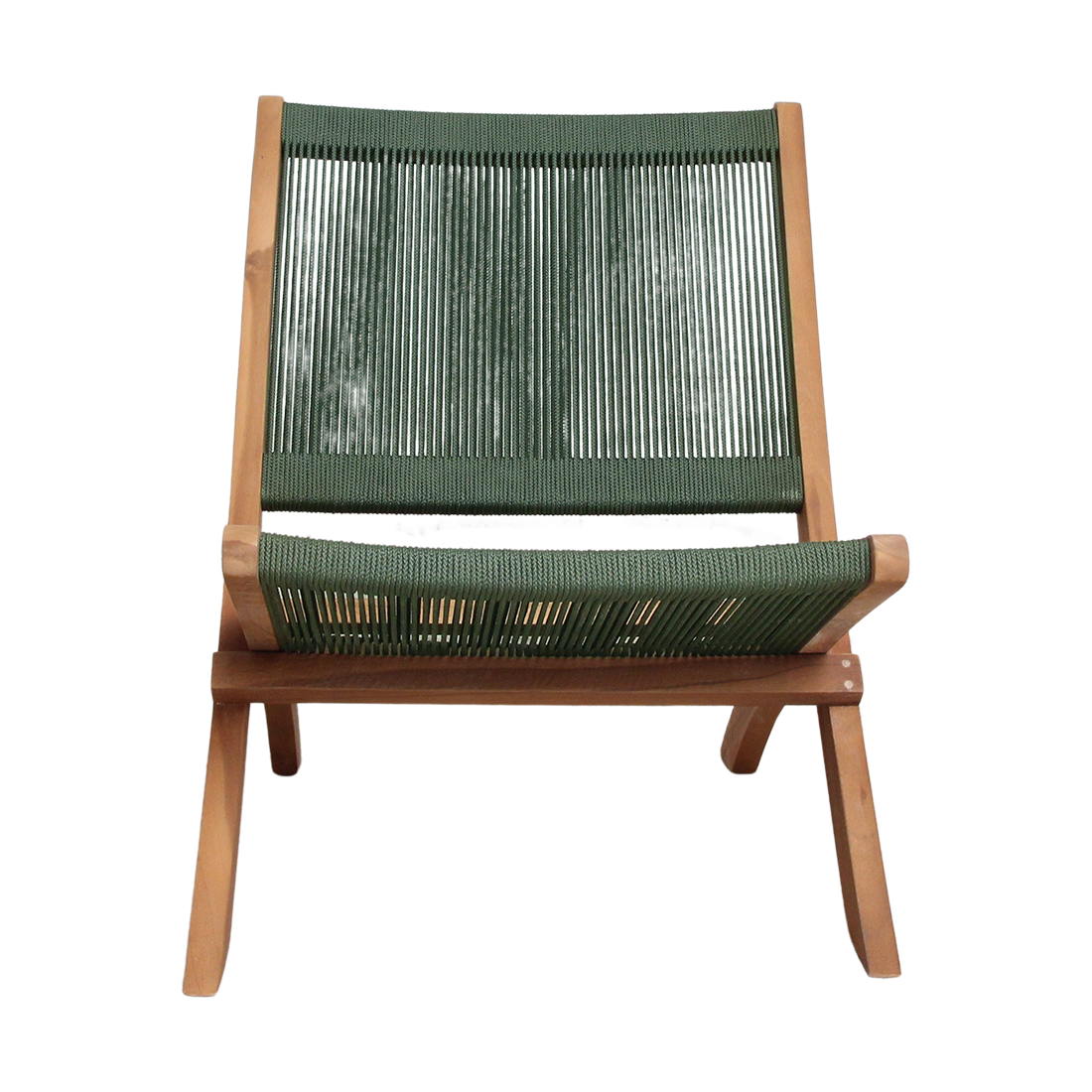 Rope opvouwbare loungestoel groen