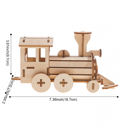 Bouwpakket Locomotief - hout