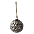 Kerstbal Ø 15 cm Zwart Glas Kerstdecoratie