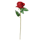Kunstbloem Roos 50 cm Rood Kunststof