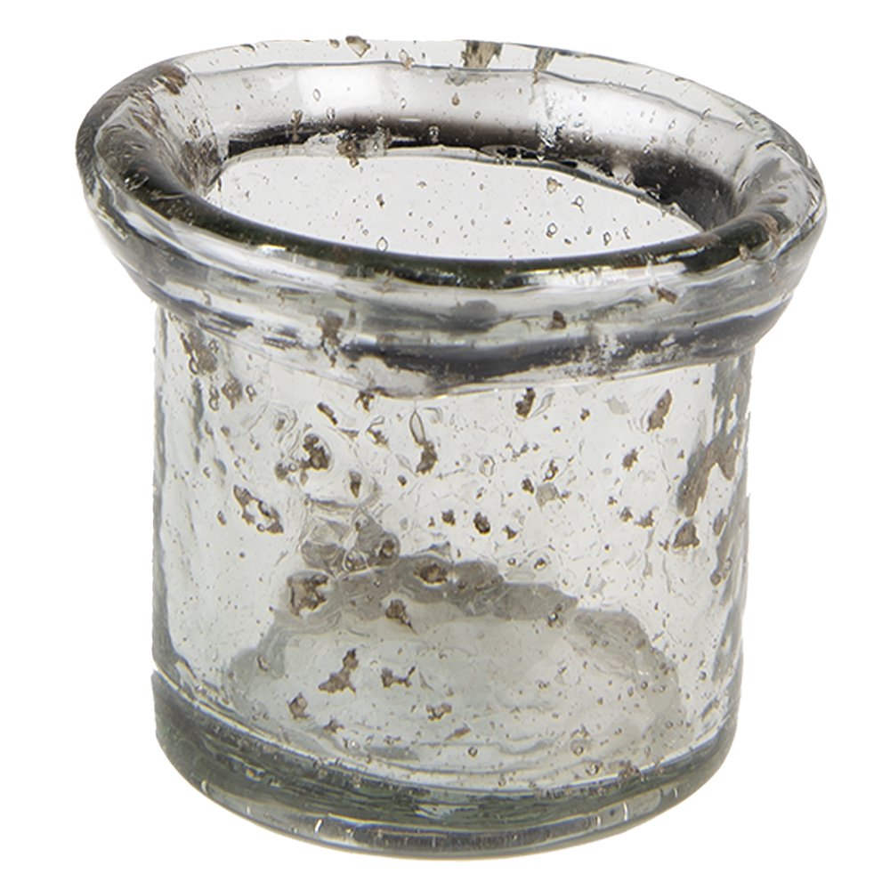 Theelichthouder Ø 10x9 cm Glas Waxinelichthouder