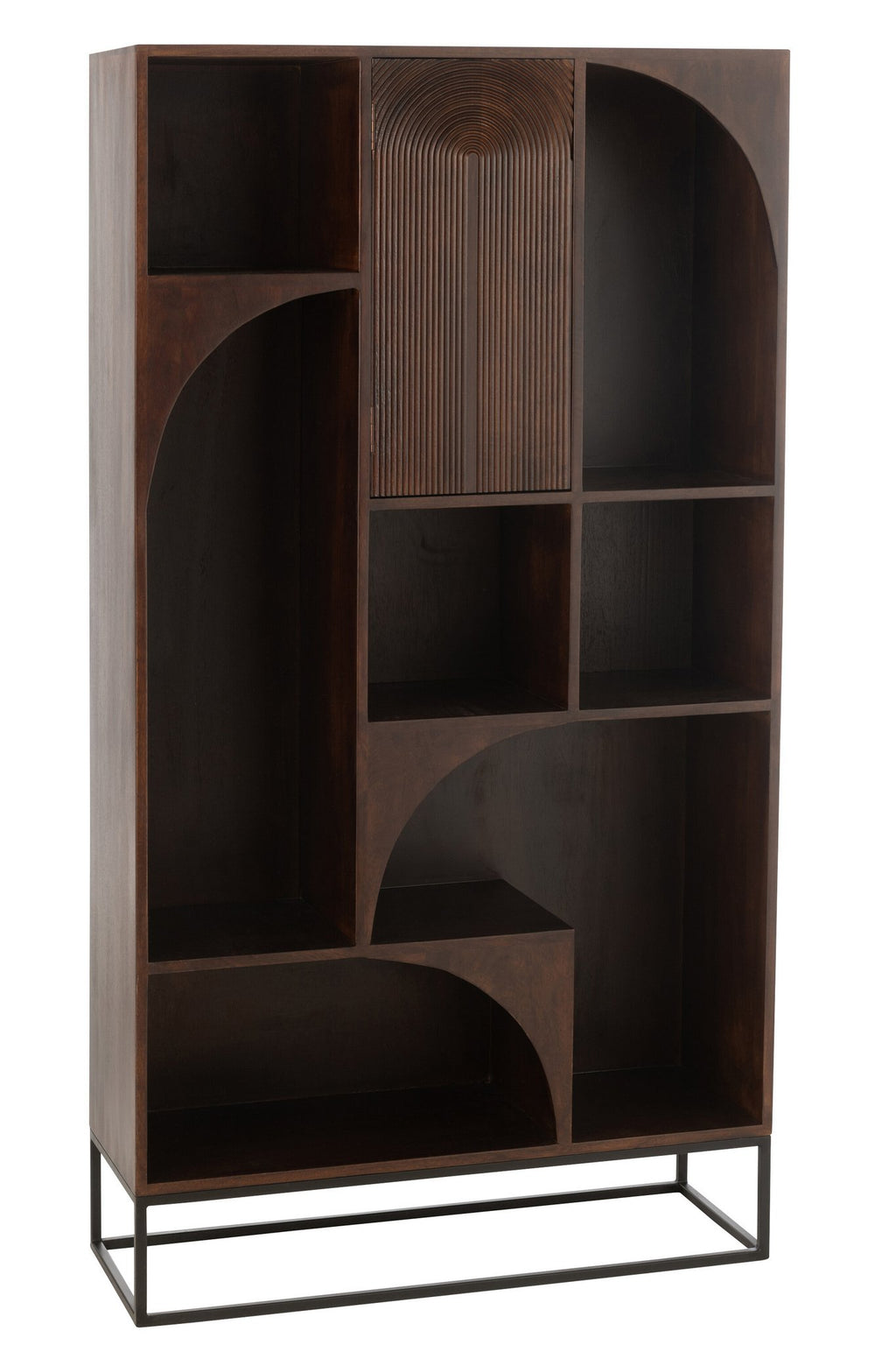 J-Line Rek Mode Mango Hout/Mdf Bruin