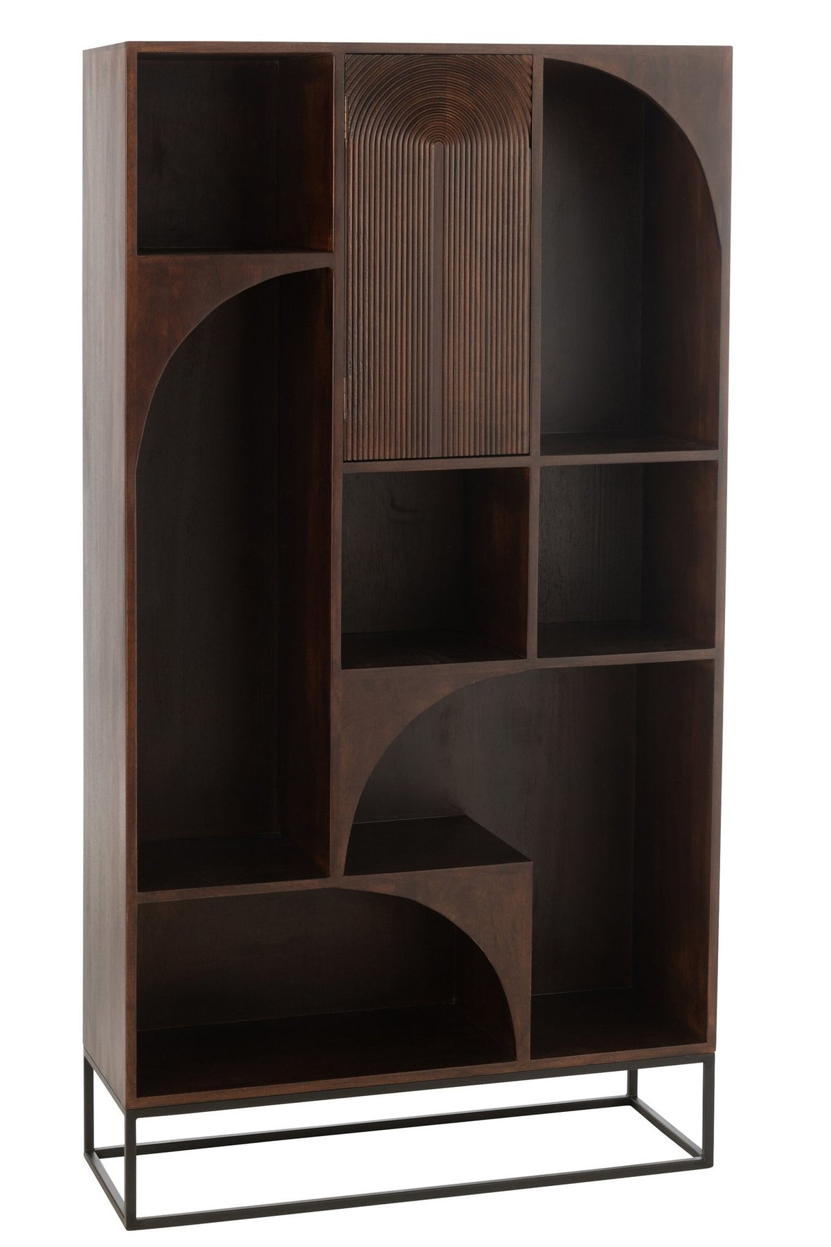 J-Line Rek Mode Mango Hout/Mdf Bruin