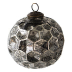 Kerstbal Ø 10 cm Zwart Glas Kerstdecoratie