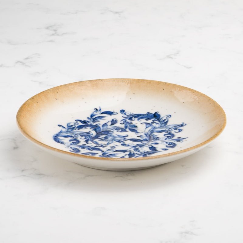 Cruise Amalfi Porseleinen Schotel 15cm | Mediterraanse koffie- en theeschotel | Professioneel horecaservies | Set van 12