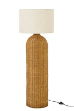 J-Line tafellamp Cilinder - metaal - naturel/ecru - L