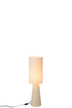 J-Line lamp op voet - textiel - beige - small