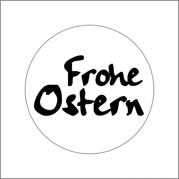Etiketten - Frohe Ostern - 500 stuks