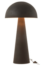 J-Line lamp Paddenstoel - metaal - zwart - extra large