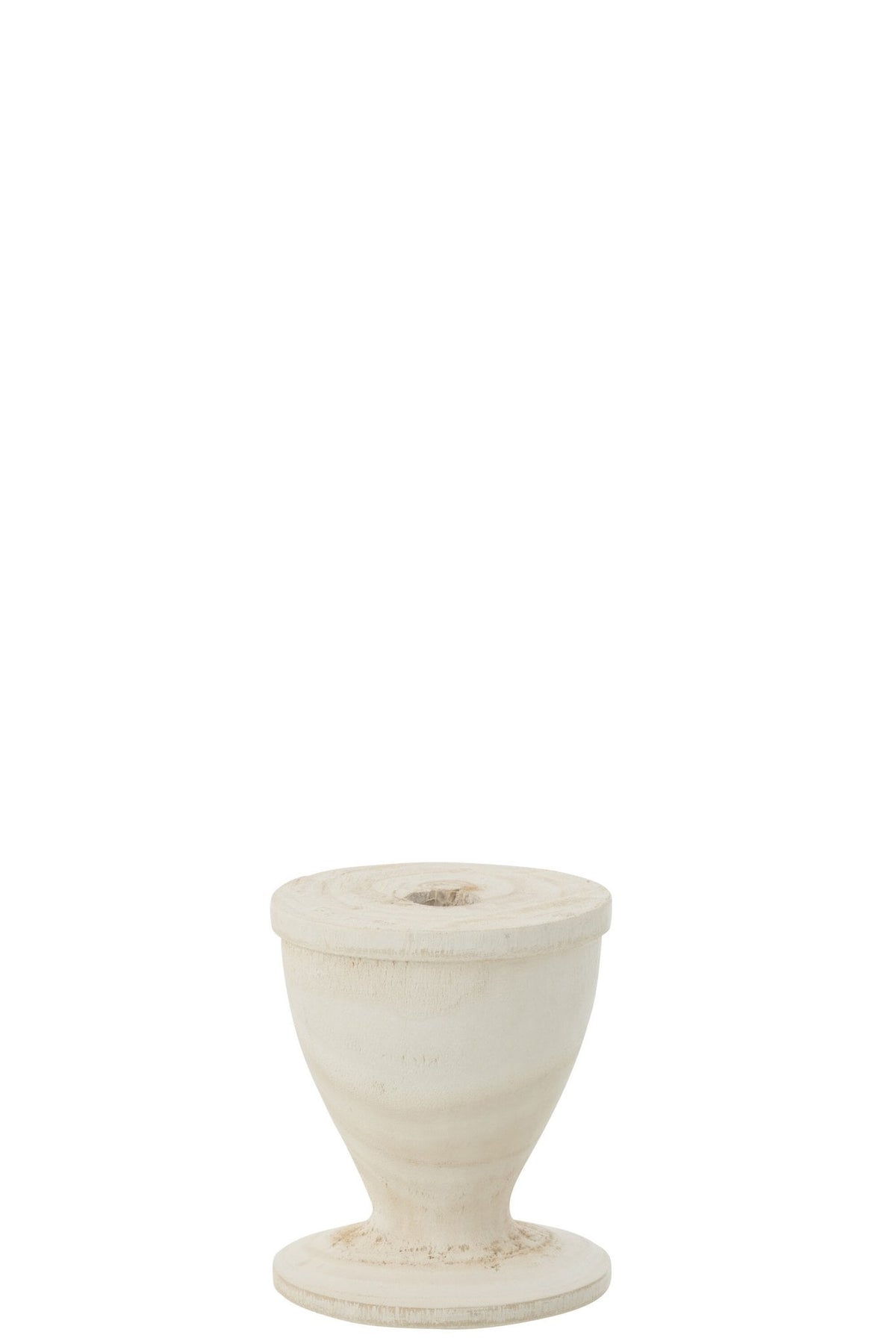 J-Line Kaarshouder - hout - wit - small