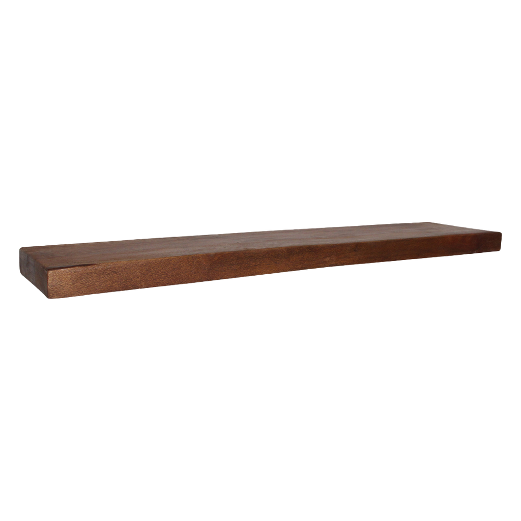 Factory zwevende wandplank bruin