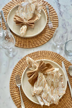 Servetringen | Zandfluwelen servetringen-set van 4 van Sanctuary Living