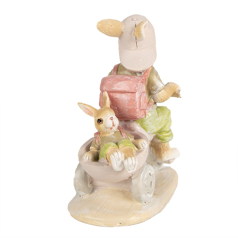 Beeld Konijn 12 cm Bruin Polyresin