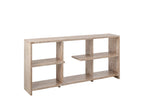 J-Line boekenkast - mangohout - gebroken wit