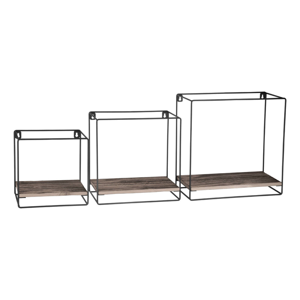 Wandmeubel Mahatsa Bruin 34x16x34cm