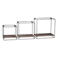Wandmeubel Mahatsa Bruin 34x16x34cm