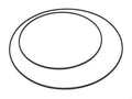 Metalen deko ring 65cm zwart