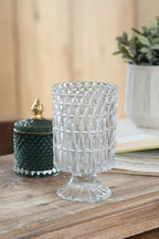 Vaas Ø 10x18 cm Transparant Glas Decoratie Vaasjes
