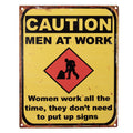 Tekstbord 20x25 cm Geel IJzer Wandbord