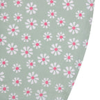 Daisy Flowers Tafelkleed Textiel groen rond 160cm