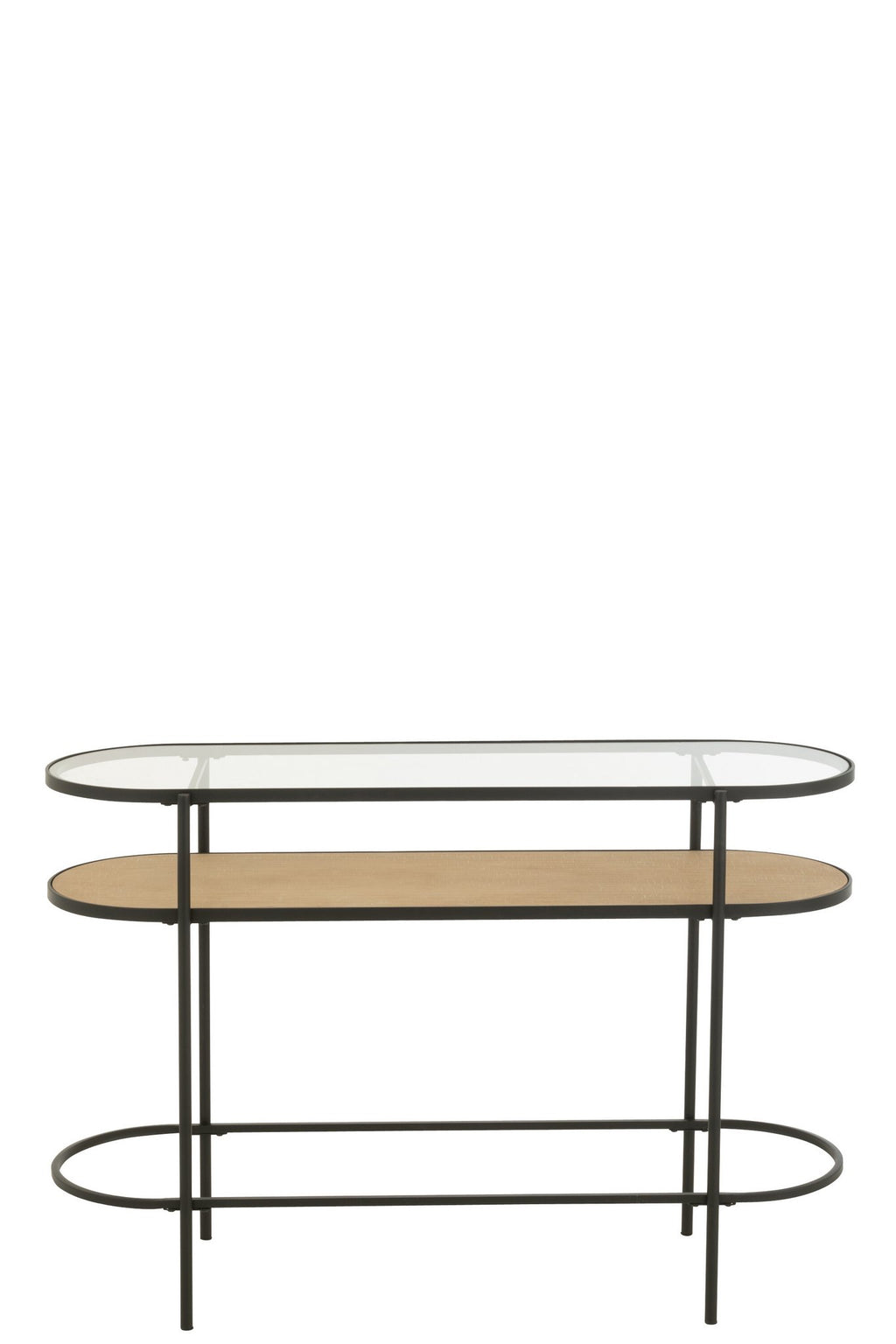 J-Line console - ijzer - naturel/zwart
