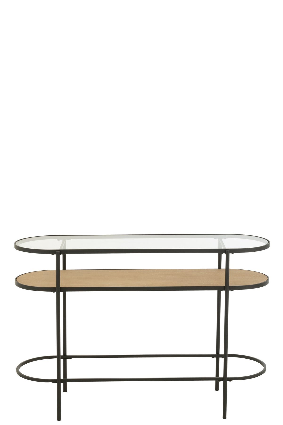 J-Line console - ijzer - naturel/zwart