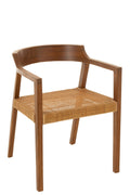 J-Line stoel Emma - hout - bruin