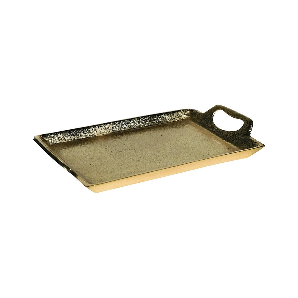Dienblad rechthoek champagne goud 35cm