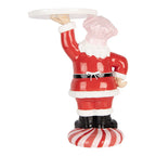 Kerstdecoratie Beeld Kerstman 21x14x27 cm Rood Kunststof