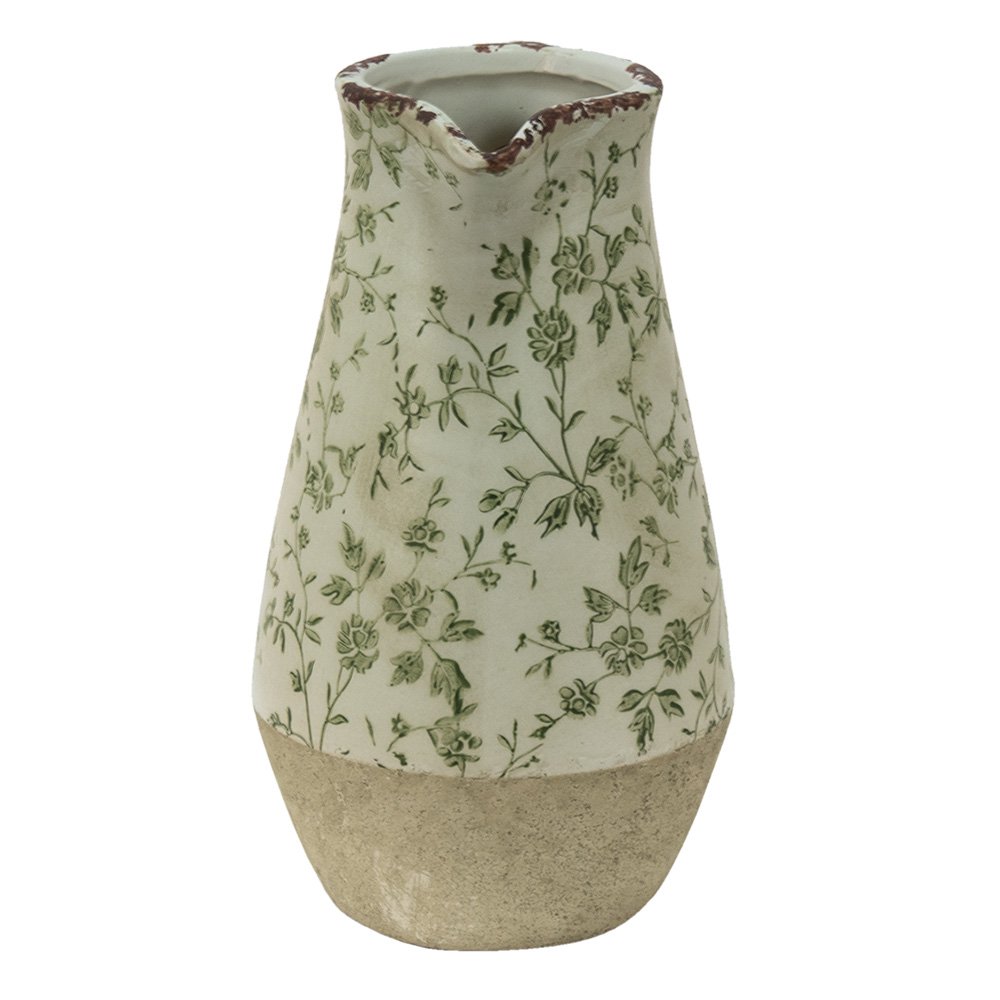 Decoratie Kan 20x14x25 cm Groen Keramiek