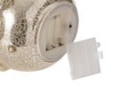 J-Line decoratie Sneeuwman - glas - zilver - large - LED