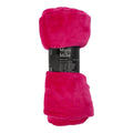 Marmaris fleeceplaid fuchsia - 130 x 170 cm