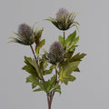 Kunsttak distel 68cm mauve