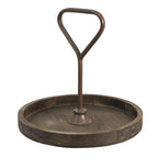 Etagère 33 cm Bruin Hout Serveerschaal
