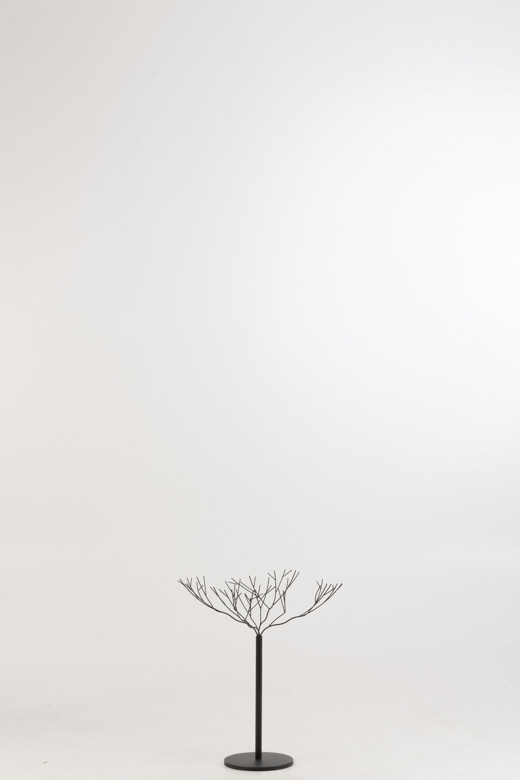 J-Line decoratie Boom - metaal - zwart - small