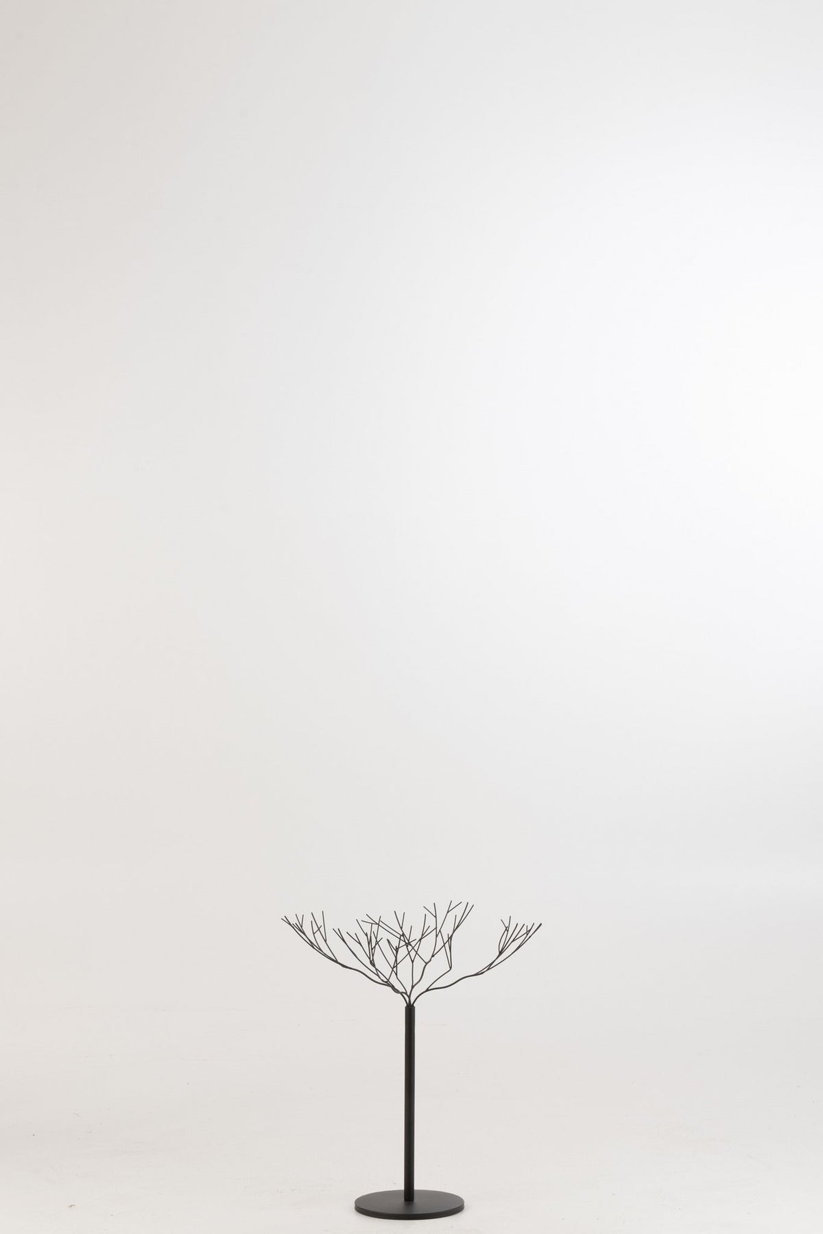 J-Line decoratie Boom - metaal - zwart - small