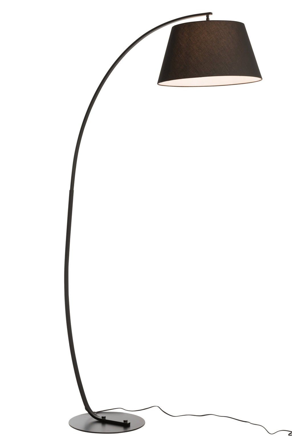 J-Line lamp Staand Boog - metaal - zwart