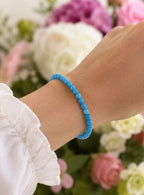 Dames armband Aquamarijn 4 mm