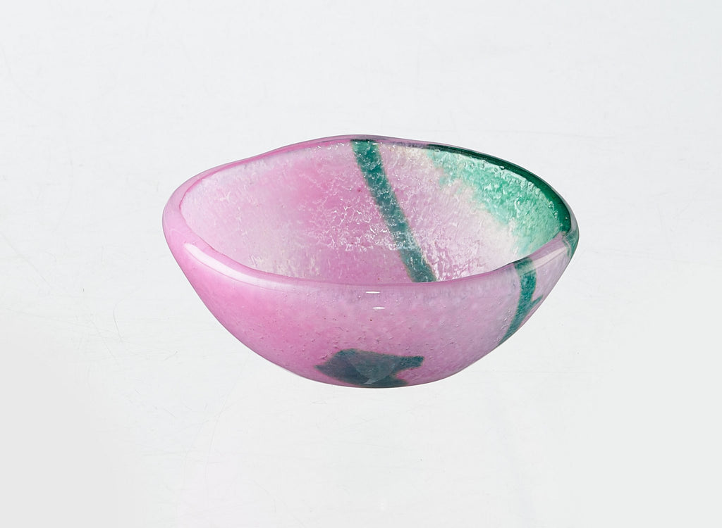 Artisano Bowl XS 9x4 Green & Magenta