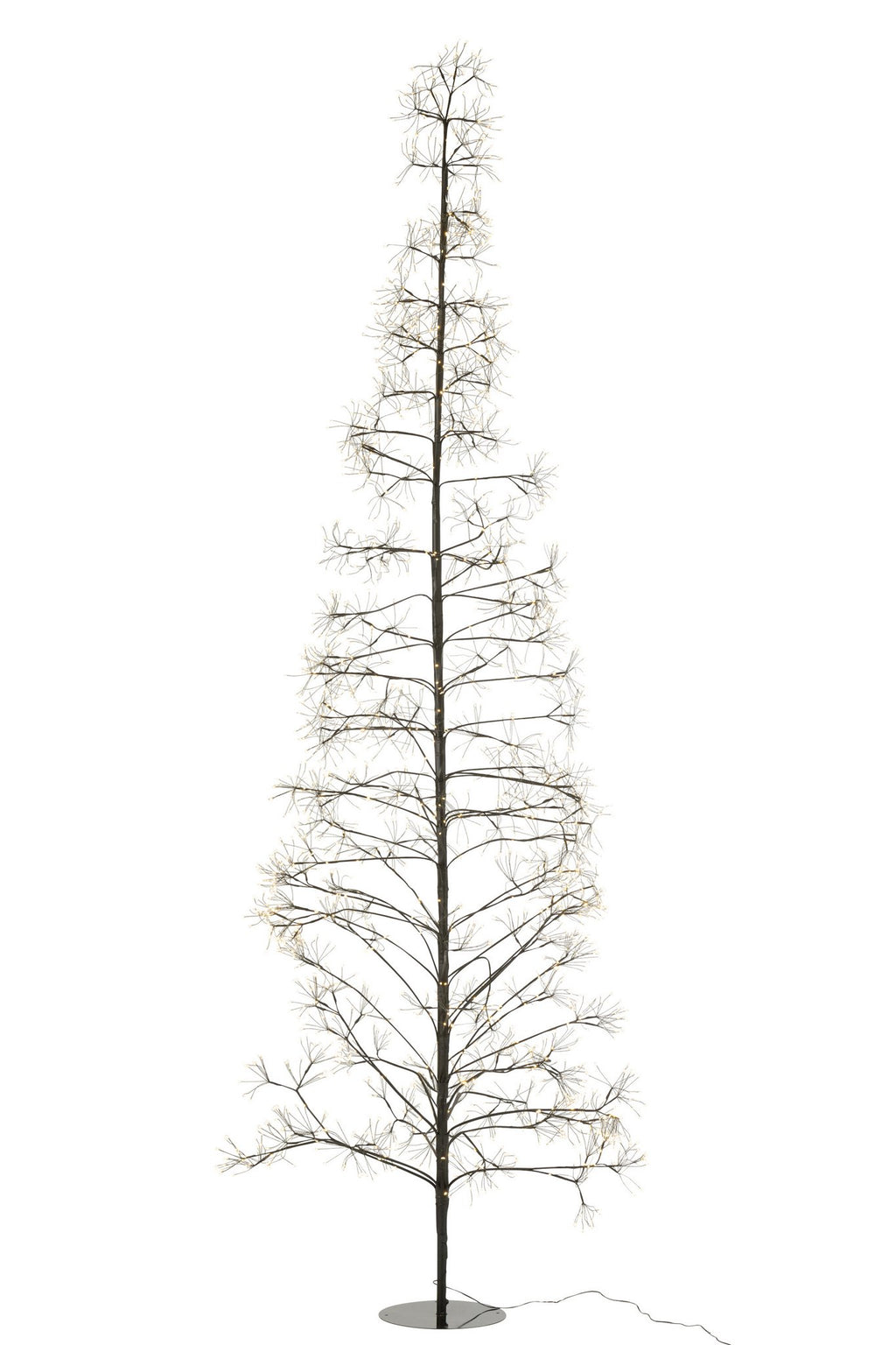 J-Line decoratie Boom 3000 Led - metaal - zwart - L