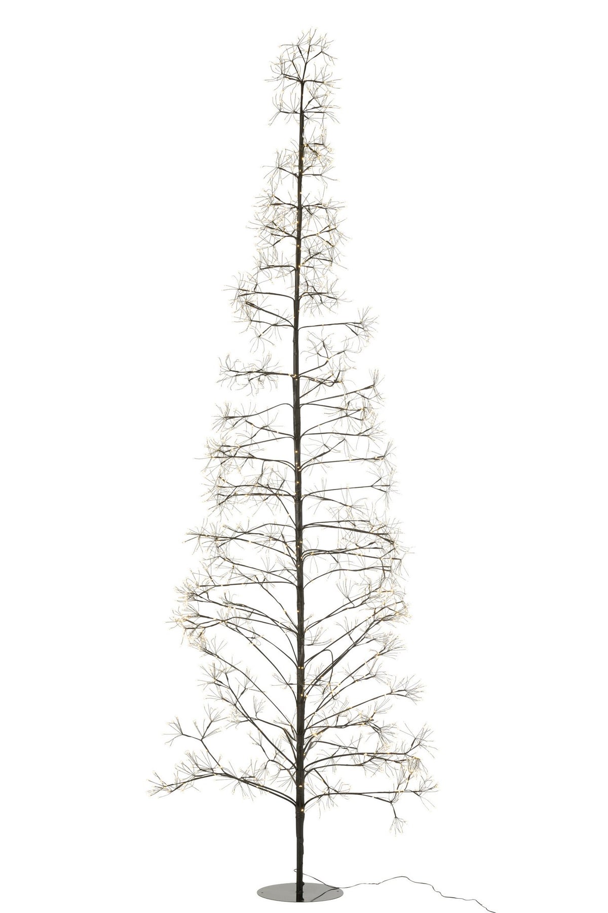 J-Line decoratie Boom 3000 Led - metaal - zwart - L